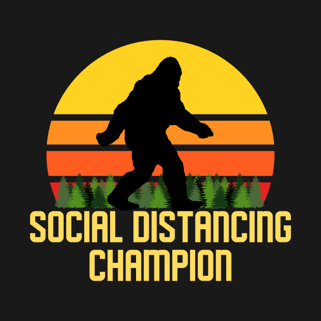 Social Distancing Champion Bigfoot by CeeGunn