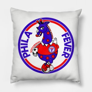 Defunct Philadelphia Fever Soccer Mascot Pillow