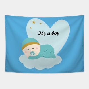 Cute baby boy Tapestry