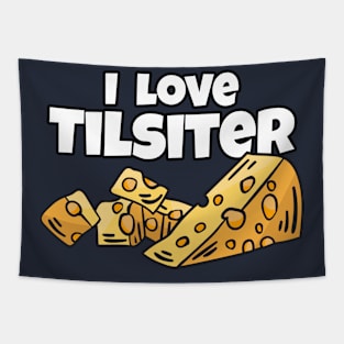 I Love Tilsiter Tapestry
