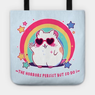 the horrors persist hamster Tote