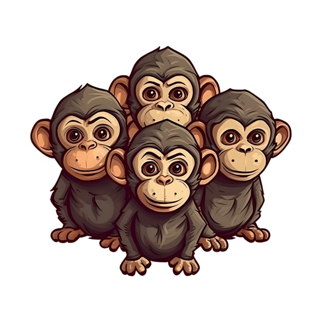 Monkey Children by KOTYA