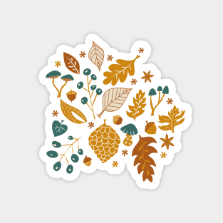 Autumn Foliage Magnet