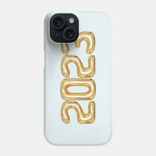 2023 Year Gold Foil Balloon Style Phone Case