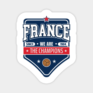 France Football Star Badge Magnet