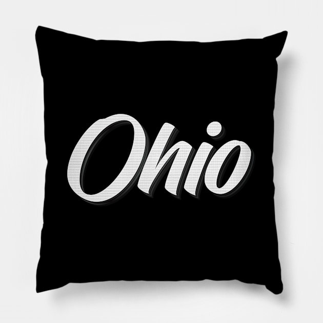 Ohio Raised Me Pillow by ProjectX23Red