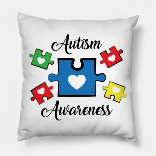 Motivation, Cool, Support, Autism Awareness Day, Mom of a Warrior autistic, Autism advocacy T-Shirt Pillow