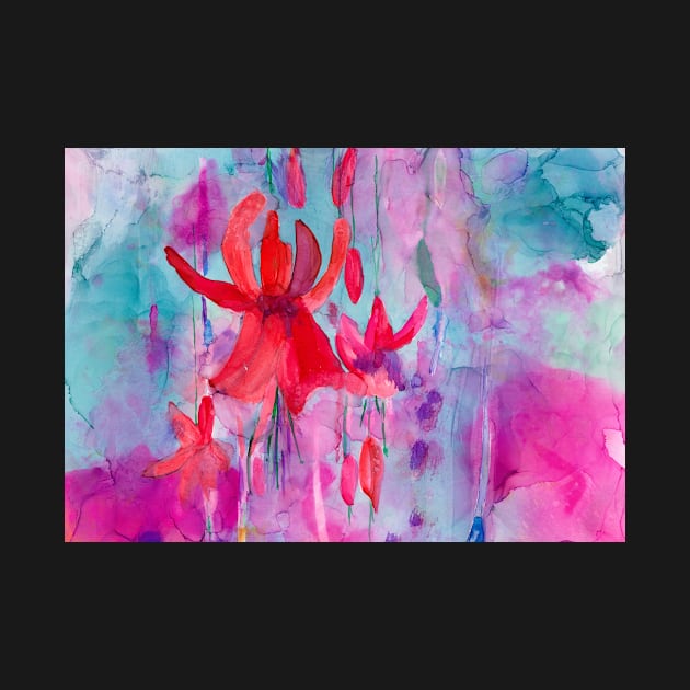 Fuschia in abstract by atep