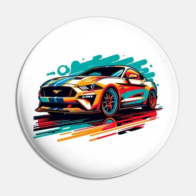 Ford Mustang Pin by Vehicles-Art