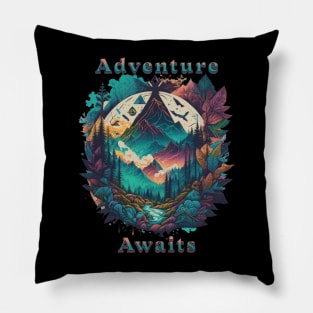 Uncharted Horizons: Embrace the Adventure Pillow