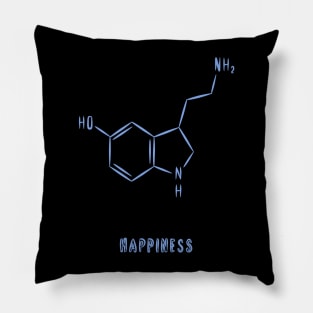 happiness chemistry Pillow