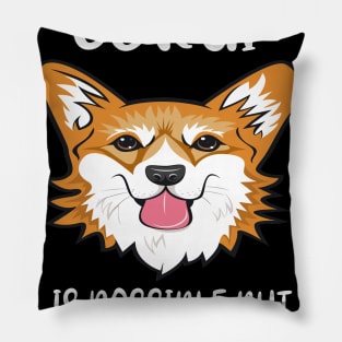 Life Without A Corgi Is Possible But Pointless (122) Pillow