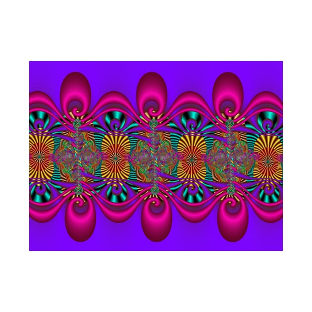 Psychedelic Fractal Pattern by pinkal