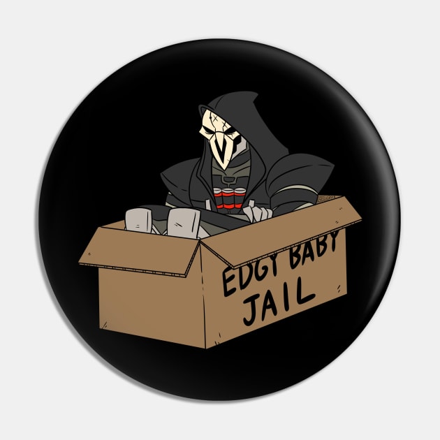 Edgy Baby Jail Pin by MichaelJLarson