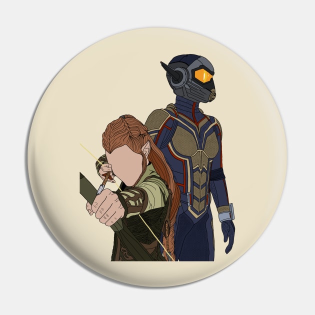 Evangeline Pin by The Bandwagon Society