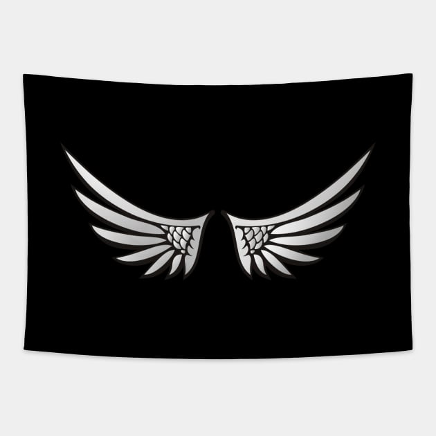 Angel Wings Tapestry by sifis