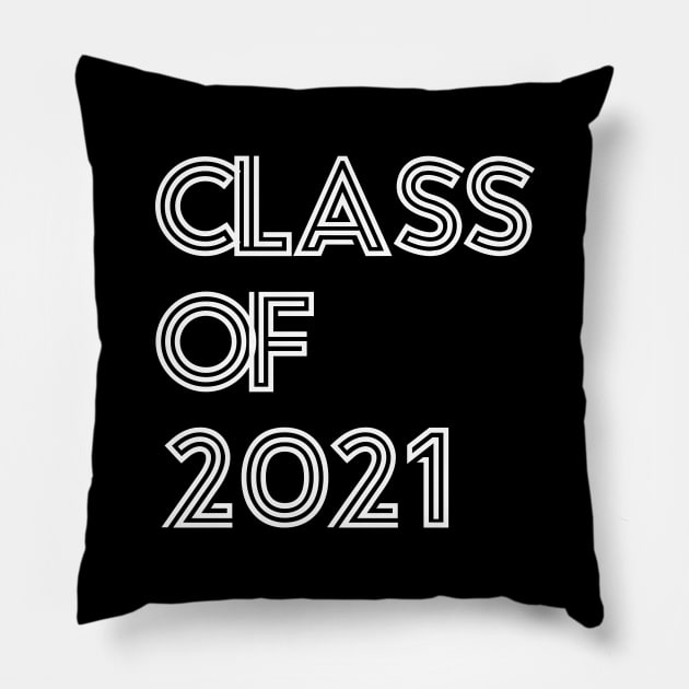 Class of 2021 Pillow by SunnyOak