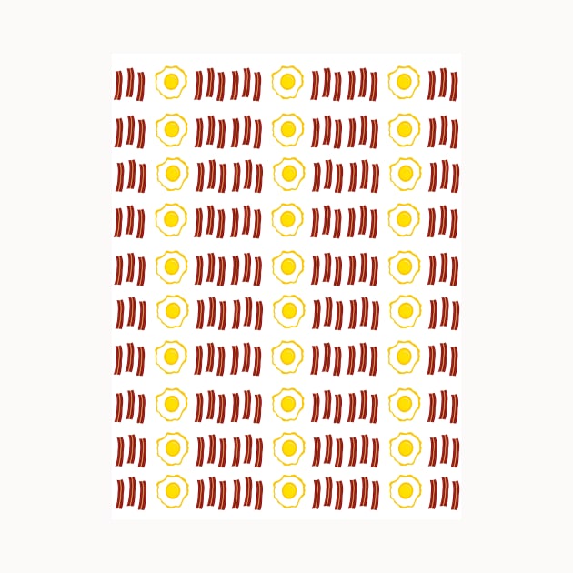 BACON Strips And Eggs by SartorisArt1