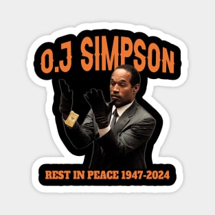 OJ Simpson Rest in Peace Magnet