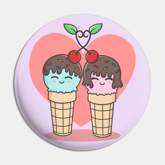 Ice Cream couple Pin by KammyBale