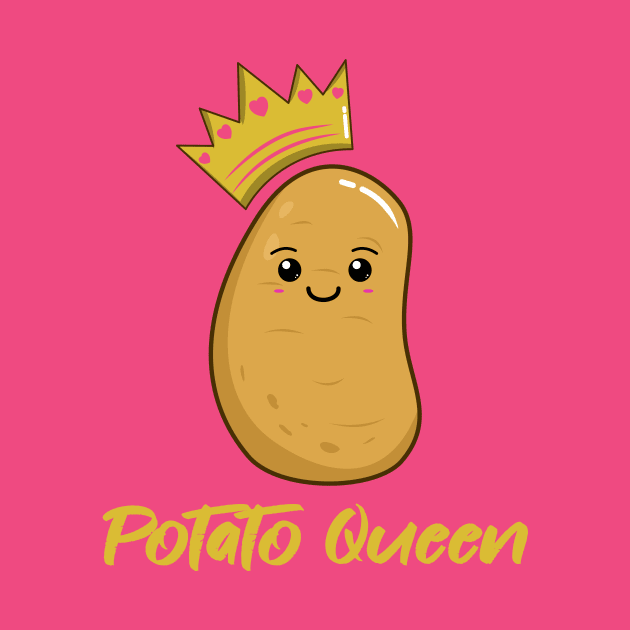 Cute Kawaii Potato Queen by KawaiinDoodle