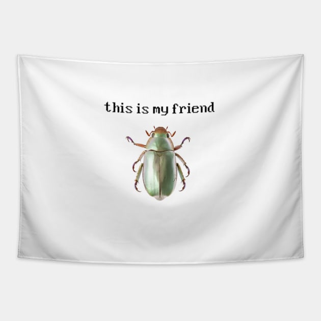 bug friend Tapestry by Wire Buffet