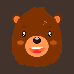 Bear face design T-Shirt