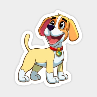 Cute Happy dog Magnet