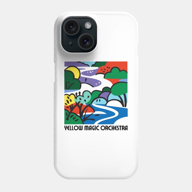 Yellow Magic Orchestra  - -  Retro Fan Artwork Phone Case by unknown_pleasures