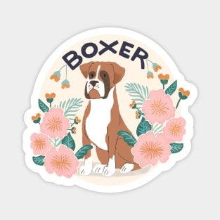 Boxer Dog Magnet