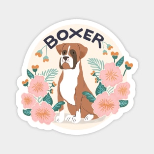 Boxer Dog Magnet