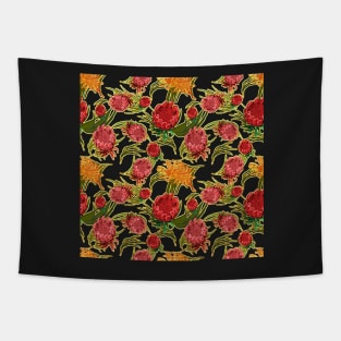 Beautiful Australian Native Floral Pattern Tapestry