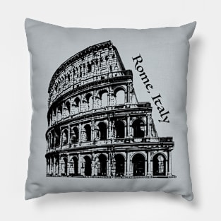 Rome, Italy European Travel Colosseum Pillow