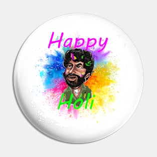 Happy Holi Gabbar Sambha festival of Colors Pin