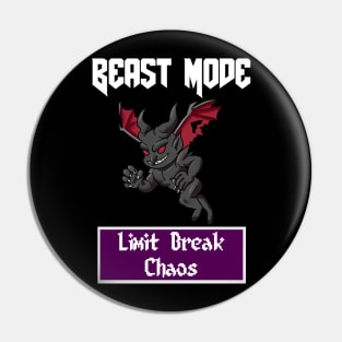 Beast Mode Vincent Valentine Limit Break Chaos Pin