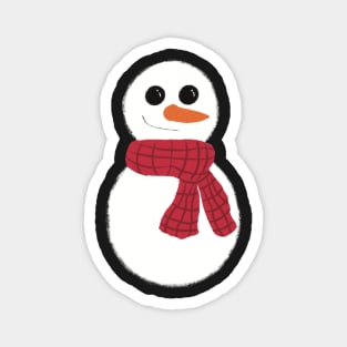 Cute Snowman Christmas design Magnet