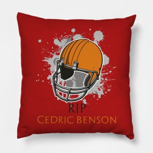 cedric benson ripped t-shirt Pillow