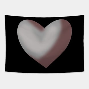 Gray Heart Tapestry