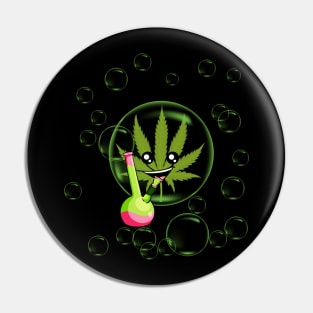 WEED LEAF BONG Pin