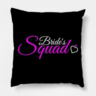 Matching Bride Squad Pillow