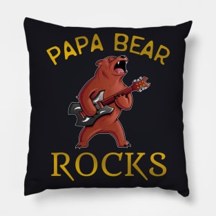 Papa Bear rocks gifts for fathers Pillow