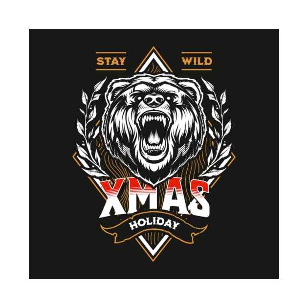 Christmas Holiday T shirt Wild Life by Trendingstyle