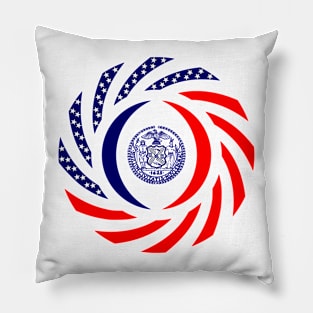 New York City Murican Patriot Flag Series Pillow