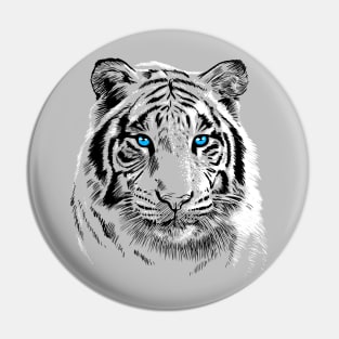 White Tiger Pin