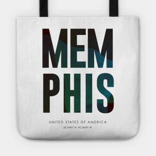 Memphis City typography Tote