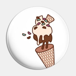 Icecream Chocolate Single Pin