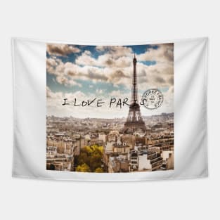 I love Paris Tapestry