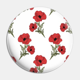 Poppies Pin