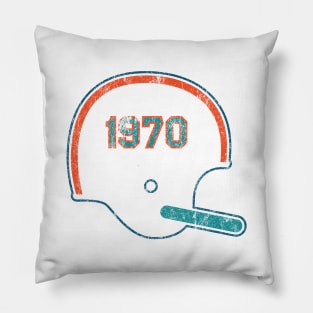 Miami Dolphins Year Founded Vintage Helmet Pillow