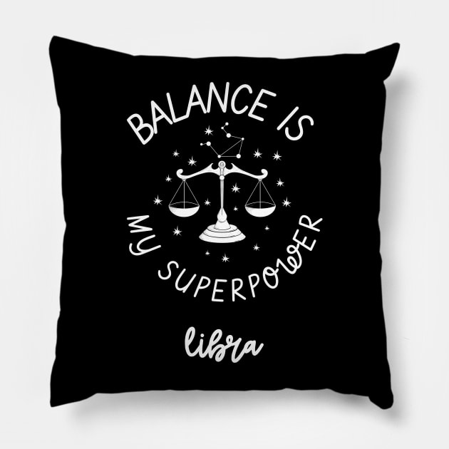 balance is my superpower Pillow by juinwonderland 41